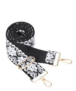 Boho Style Adjustable Bag Strap STRAP1 WHITE